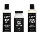 Caron & Doucet - Ultimate Cast Iron Set: Seasoning Oil, Cleaning Soap & Restoring Scrub 