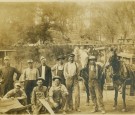 Employees operating at a coal mine 