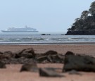 Cruise ship MS Zaandam is pictured as coronavirus disease outbreak continues in Panama City