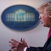 U.S. President Trump leads daily coronavirus response briefing at the White House in Washington