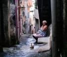 Maria das Neves, 76, is pictured in Alemao slums complex during the coronavirus disease (COVID-19) outbreak in Rio de Janeiro, Brazil