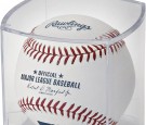  Rawlings Official 2020 Baseball of Major League Baseball (MLB), with Display Case (ROMLB-R), White/Red/Navy