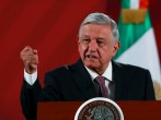 FILE PHOTO: Mexico's President Andres Manuel Lopez Obrador attends a news conference at the National Palace in Mexico City