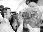 David Vetter being introduced to his new pediatric immunologist, Dr. William Shearer, in 1979. 