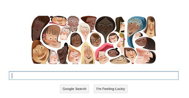Google Doodle International Women's Day 2013, diversity, 