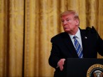 U.S. President Trump speaks about small business loans during coronavirus response event at the White House in Washington