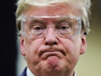U.S. President Donald Trump tours face mask production facility in Phoenix, Arizona