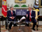 Gov. Greg Abbott with US President Trump