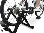  BalanceFrom Bike Trainer Stand Steel Bicycle Exercise Magnetic Stand with Front Wheel Riser Block