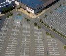 A JC Penney department store seen above empty parking lots at Woodbridge Center Mall that remains closed due to the ongoing outbreak of COVID-19 in Woodbridge Township, New Jersey US.