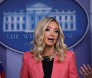 White House Press Secretary Kayleigh McEnany holds a briefing for reporters at the White House in Washington