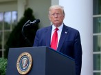 U.S. President Trump speaks about negotiations with pharmaceutical companies over the cost of insulin, at the White House in Washington