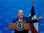 Texas Governor Greg Abbott speaks at the annual National Rifle Association (NRA) convention in Dallas, Texas, US.