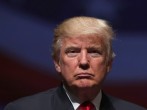 Republican presidential nominee Donald Trump pauses during a campaign event September 6, 2016 in Virginia Beach, Virginia.