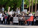 Black Lives Matter Activists And Protesters Supporting Police Hold Rallies In Provo, Utah