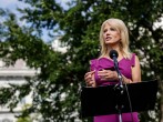 Kellyanne Conway Speaks To Reporters Outside The White House