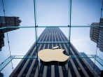 The Apple logo as displayed at an Apple Store