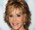 Actress Jane Fonda arrives at HBO's Post 2012 Golden Globe Awards Party at Circa 55 Restaurant