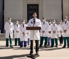 Trump’s Doctors Hold Press Conference To Give A Brief On President's COVID-19 Fight