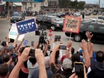 Trump Goes on Motorcade to Greet Supporters Outside Hospital