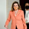 U.S. House Speaker Pelosi departs a news conference on Capitol Hill in Washington