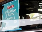 Uber And Lyft Drivers Hold Rally Calling For Basic Employment Rights