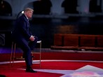 U.S. President Donald Trump takes part in a live one-hour NBC News town hall forum, in Miami