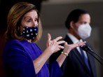 House Speaker Nancy Pelosi introduces legislation to create 25th Amendment commission during news conference on Capitol Hill in Washington