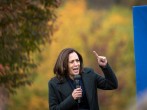 Democratic Vice Presidential Nominee Kamala Harris Campaigns In Detroit