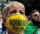 Protest against state governor Doria and China's Sinovac vaccine in Sao Paulo