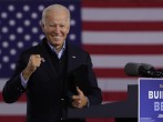 Democratic Presidential Nominee Joe Biden Holds Train Campaign Tour Of OH And PA