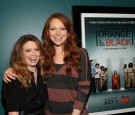 Actresses Natasha Lyonne and Laura Prepon attend the Netflix Presents 'Orange Is The New Black' Special Screening at AMC Loews Broadway 4