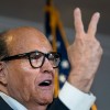 Rudy Giuliani And Trump Legal Advisor Hold Press Conference At RNC HQ