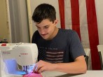Florida Teen Saves and Repairs Torn American Flags