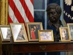 Bust of Latino Icon Cesar Chavez on Prominent Display in Biden’s Oval Office