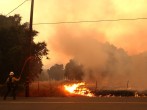 LNU Lightning Complex Fire Burns In Napa County