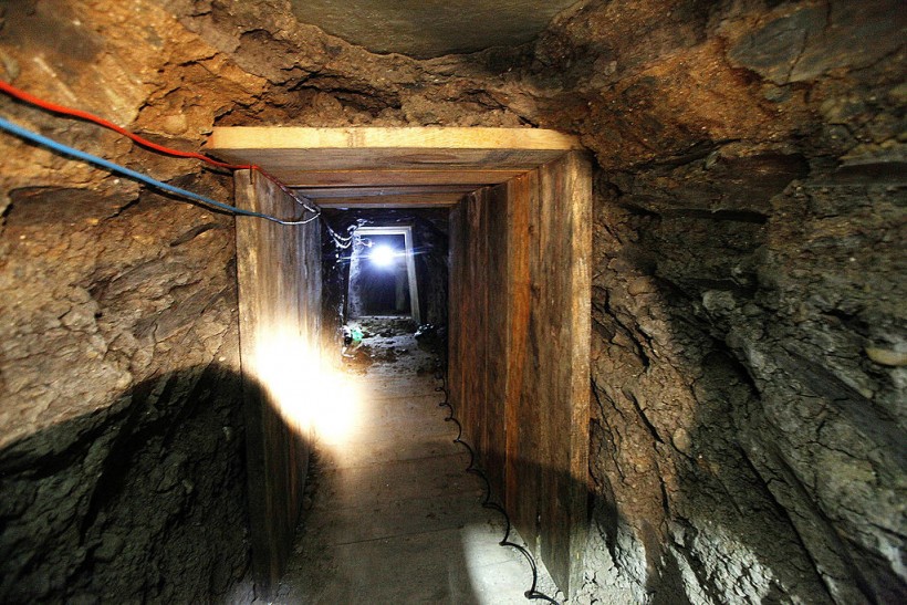 El Chapo Narco Tunnel Found in Front of a National Guard Base in Mexico
