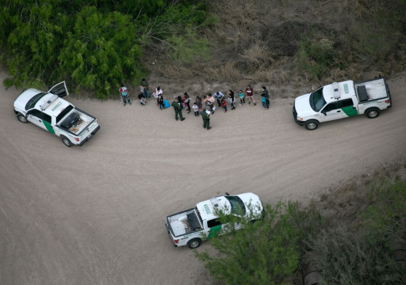 Texas Department Of Public Safety Patrols Border Along Rio Grande River