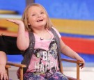 Honey Boo Boo and Mama June (Here Comes Honey Boo Boo) are guests on 'Good Morning America,' 2/5/14, airing on the ABC Television Network.