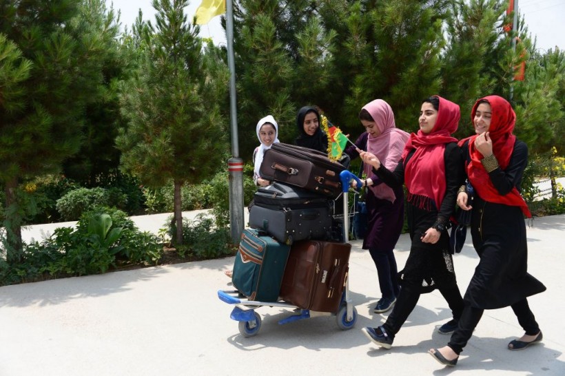 Mexico Welcomes 1st Group of Afghan Refugees Including Some Members of Afghan All-Girls Robotics Team