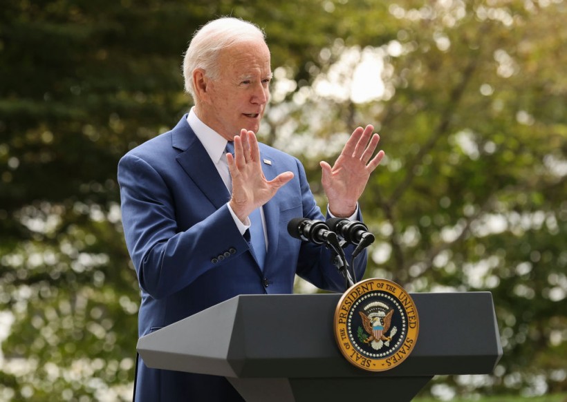 Pres. Joe Biden Declines Questions From Reporters After His Press Briefing on September Employment Rate