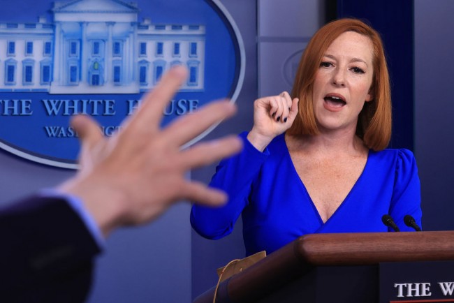 White House Press Secretary Jen Psaki Says Pres. Joe Biden Not 'Focused' on 'Let's Go Brandon' Chant