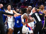 Lebron James Gets Second Career Ejection After Altercation With Detroit Pistons' Isaiah Stewart Drew Blood