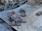 Slippers of the Victims on the Afghanistan Drone Attack 