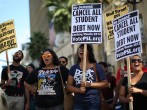 Students Protests over rising costs of Student Loans 