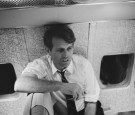 Robert F. Kennedy on Airplane 