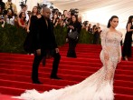 Kim Kardashian and Kanye West on 2015 Benefit Gala