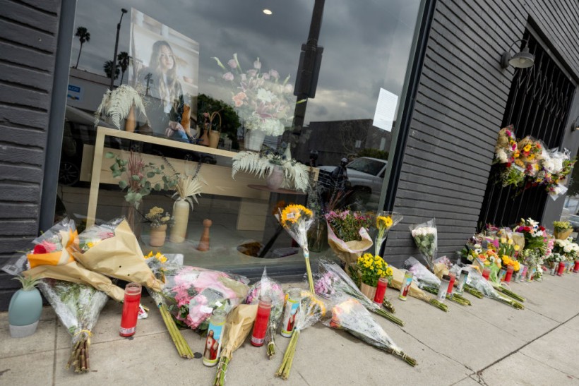 Flowers placed outside Croft House After Brianna Kupfer Stabbing 