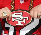 49ers Fan showing off Apparel 