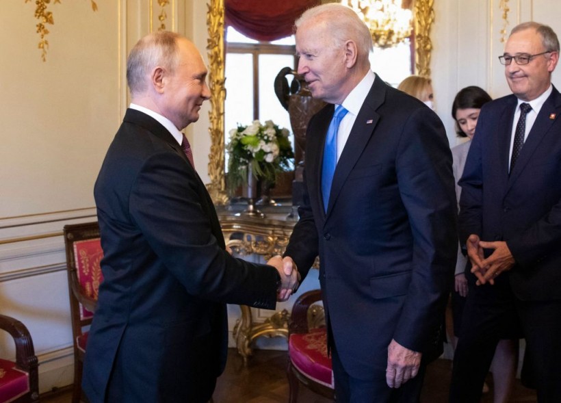 Pres. Joe Biden Smirks, Picks Teeth After Reporter Asks if He 'Underestimated' Russia's President Vladimir Putin